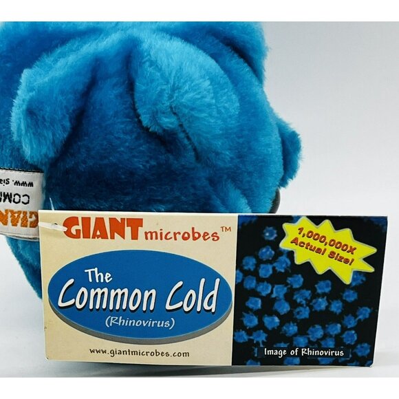 Giant Microbes Common Cold Plush Stuffed Animal Science Stuffed Toy Teacher 4" - Picture 2 of 8